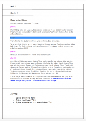 IdeenSet Musikinstrumente Bauen SonicPi