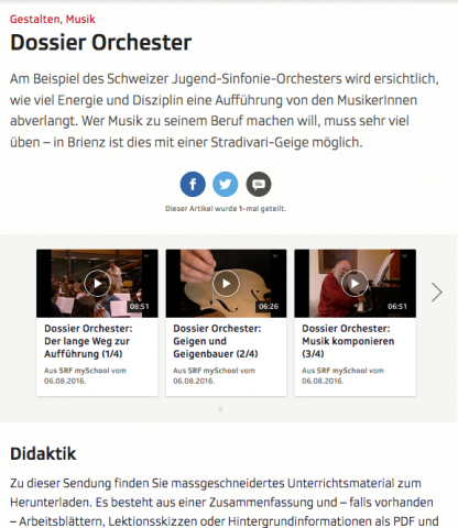 IdeenSet Musikinstrumente Kennenlernen Sinfonieorchester