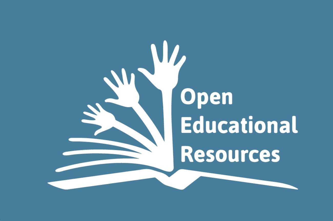 Das Logo für Open Educational Resources der Unesco